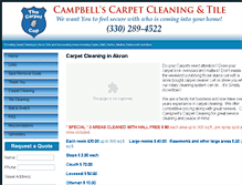 Tablet Screenshot of akron-carpet-cleaning.com